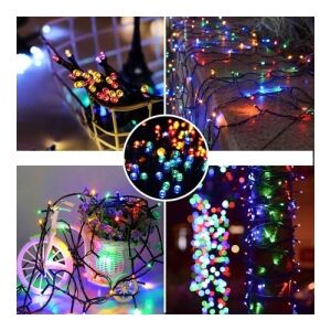 Karácsonyi LED Fényfüzér - 190 LED, 40m, Színes, Bel/Kültér