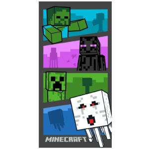 Minecraft Adventure Time strandtörölköző Zombi, Enderman, Creeper és Ghast karakterekkel - Minecraft