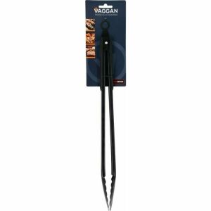 Cleste gratar Vaggan, otel inoxidabil, 44 cm, negru 135856608 - Ustensile de bucătărie