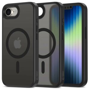 Tech-Protect MAGMAT MAGSAFE tok fekete/átlászó Apple iPhone 16e készülékhez 135864828 - Tech-Protect