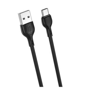 XO NB200 kábel USB-A / USB-C 2M 2.1A Fekete 135867071 - XO