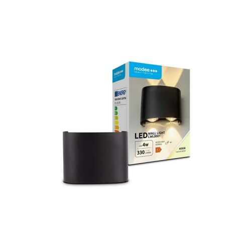 Modee kültéri-beltéri LED fali lámpa – IP65 vízálló, 4W, 330 lumen 4000K LWL0001 135868675