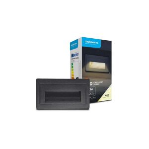 LED lépcső lámpa 3W, 210 lumen, IP65, 4000K termfehér, kültéri-beltéri, fek 135868726 - Irányfény