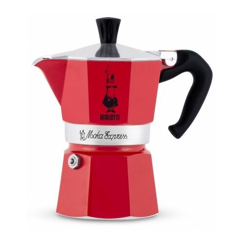 Bialetti Moka Express kotyogós kávéfőző 3 adagos, piros 135886573