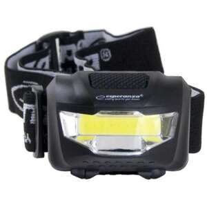 Esperanza Crater LED Headlamp, black headlamp with adjustable angle, 3 modes, 100 lumens - Flashlight & Headlamp