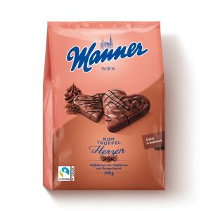 Manner Herzen - Rumos trüffeles töltött szív ostya, 300g 135886888 - Ostya & Nápolyi