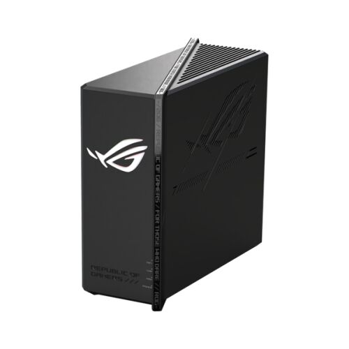 Asus ROG Strix GS-BE18000 WiFi 7 gaming router, pogled 3/4