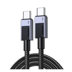 UGREEN L524 adatkábel Type-C - Type-C, cipőfűző, SÖTÉTSZÜRKE 135890401 - Ugreen