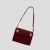 Dollcini piros PU bőr válltáska ferde nézet