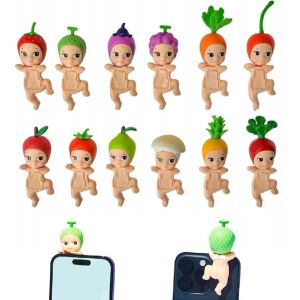 Mini Angyal baba meglepetés figura, Hipper, gyűjthető, telefondísz, zsákbamacska, színes