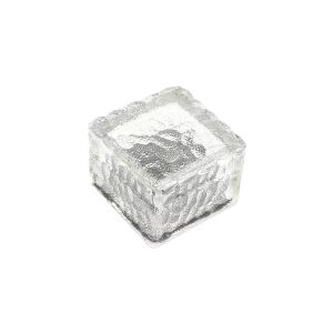 NEXTLY napelemes kültéri lámpa, üveg, kertbe, sikátorba, lépcsőre, fényérzékelő, vízálló, meleg fény, fehér/átlós