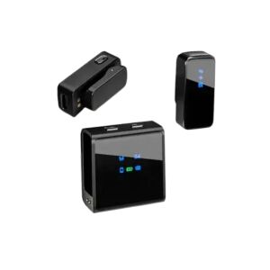 CRISTALIS SALE Sistem Microfon Lavalier Wireless pentru Android iPhone Camera Laptop - Microfoane