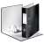 Leitz 180 Wow A4 ring binder, black, 80mm spine, open