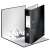 Leitz 180 Wow A4 ring binder, black, 80mm spine, open