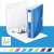 Leitz 180° Active Wow A4 Ringbuch, Blau, Offen, Farboptionen