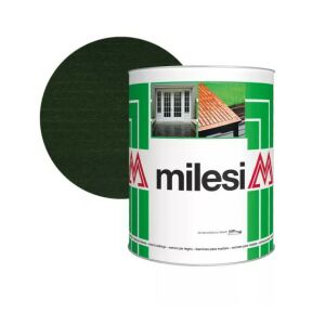 Sötétzöld színű viaszos vékonylazúr 1l - Milesi 135924958 - Felületkezelő szer