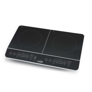 Hauser IC-2214 dupla indukciós főzőlap, fekete üvegfelület - Hauser