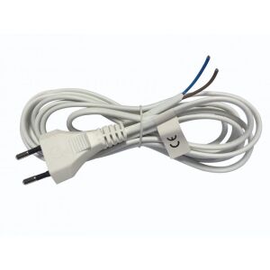 UltraTech dugvillás csatlakozó, 3m vezetékkel, fehér 2*075mm2