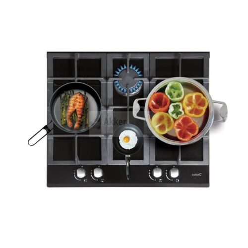 Cata LCI-6031BK gáz főzőlap wok égővel, ételkészítés - Cata