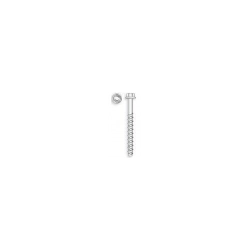 Betoncsavar 6x75mm hatlapfejű, horganyzott, furat:5mm