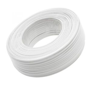 USE Telefonvezeték, 4 eres, lapos, 100m/tekercs TK 1/WH