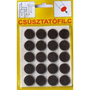 csúsztatófilc öntap.Ř17 barna (20db) - JKH