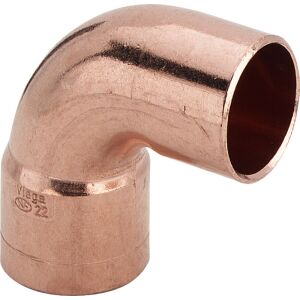 VIEGA 95092 forrasztható réz könyök 1 tokos 90°/22mm