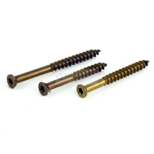 REISSER Kemény facsavar teraszhoz, A4, antik barna, kis fejjel (5,5x50)