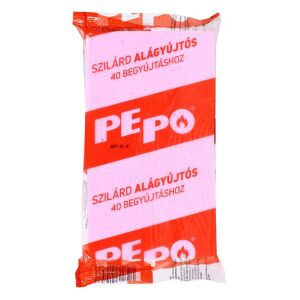 PEPO Szilárd alágyújtós (40db/csomag) 135928202 - Tüzelőanyag