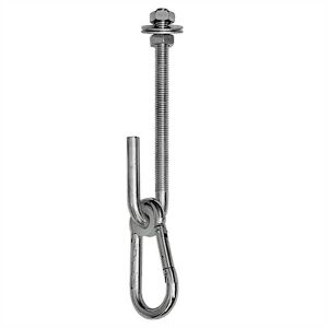 Hintacsukló karabinerrel oldható M12x130 mm