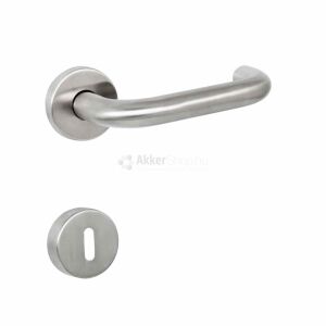 HBZ Real rozsdamentes inox rozettás beltéri kilincs BB zár