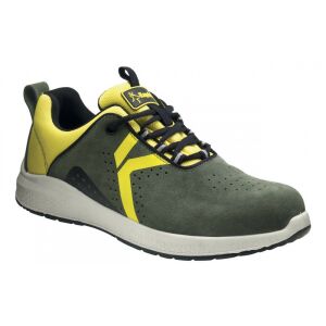 KAPRIOL Pilot munkavédelmi cipő S1-P SRC, zöld/sárga, méret: 46