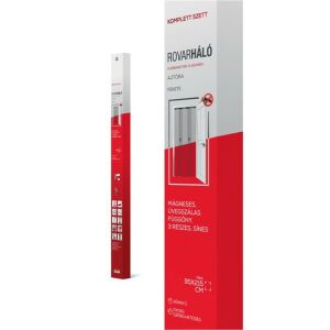 JKH Rovarháló függöny 95*215cm 3 részes, mágneses, üvegszálas 135928705 - JKH