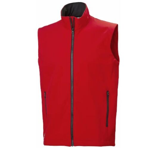 HELLY HANSEN Manchester 2.0 piros softshell mellény, férfi ujjatlan kabát - Helly Hansen