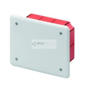GEWISS Süllyesztett kötődoboz DIN sínnel téglalap 118*96*50mm műanyag-piros
