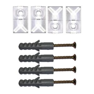 SB tükörleszorító műanyag transzparens - JKH 135930964 - Szaniter rögzítő készlet