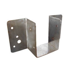 Oszloptartó lemez "C" 51*65*45/1mm - horganyzott (ET)