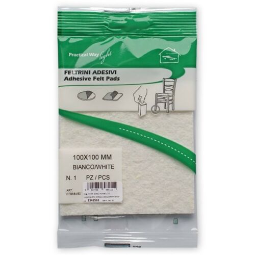 Csúsztatófilc öntapadó 100*100mm - fehér 135931134