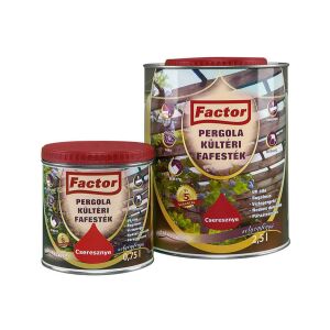 FACTOR Pergola Kültéri Fafesték dió 0,75 l 135931288 - Felületkezelő szer