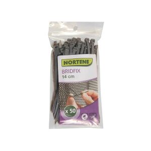 NORTENE Bridfix gyorskötöző 14cm szürke 50db/csom