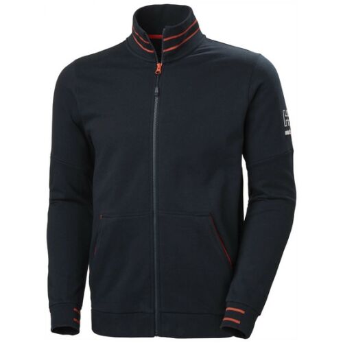 HELLY HANSEN Kensington cipzáras pulóver - sötétkék, méret: XL 135931768