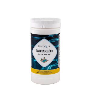 Pontaqua Tartaklór 200g klórtabletta medencevíz fertőtlenítéshez - Klór tabletta