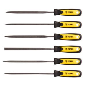TOPEX Tűreszelő készlet 6db 3*140mm 135933586 - Ráspoly