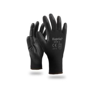 KAPRIOL Skin védőkesztyű - fekete, méret: 8