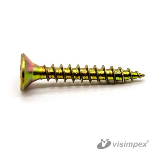 SF PZ TM SAR 4*40 Faforgácslap csavar, sárga horganyzott 