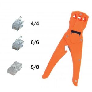 SMA Krimpelőfogó, telefondugóhoz TW 3-6 135932722 - SMA