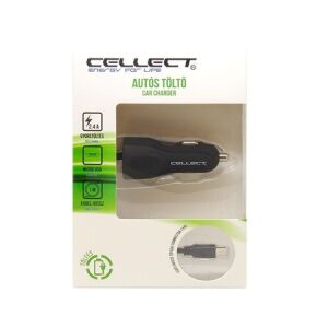 Cellect 2.4A Micro USB Autós Töltő - Gyors Töltés 135932911 - Autós töltő