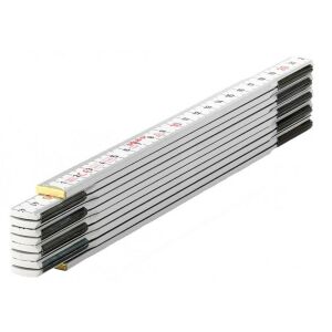SOLA-Metál HW 2/10 Fa mérővessző 2 m - fehér szín 135933129 - Sola