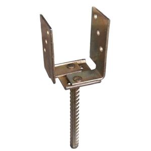 Oszloptalp betonozható, állítható 60-130mm / 5mm D=20