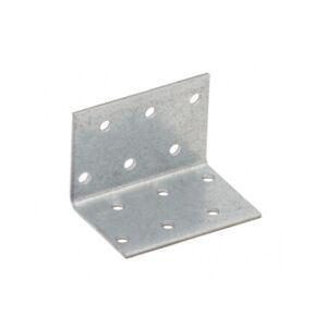 Sarokösszekötő lemez perforált 40*40*60/2mm horganyzott (ET) 135934070 - Sarokvas & Szegletvas
